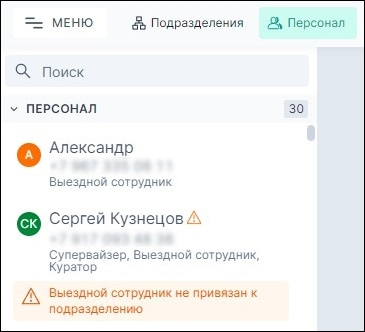 Количество сотрудников