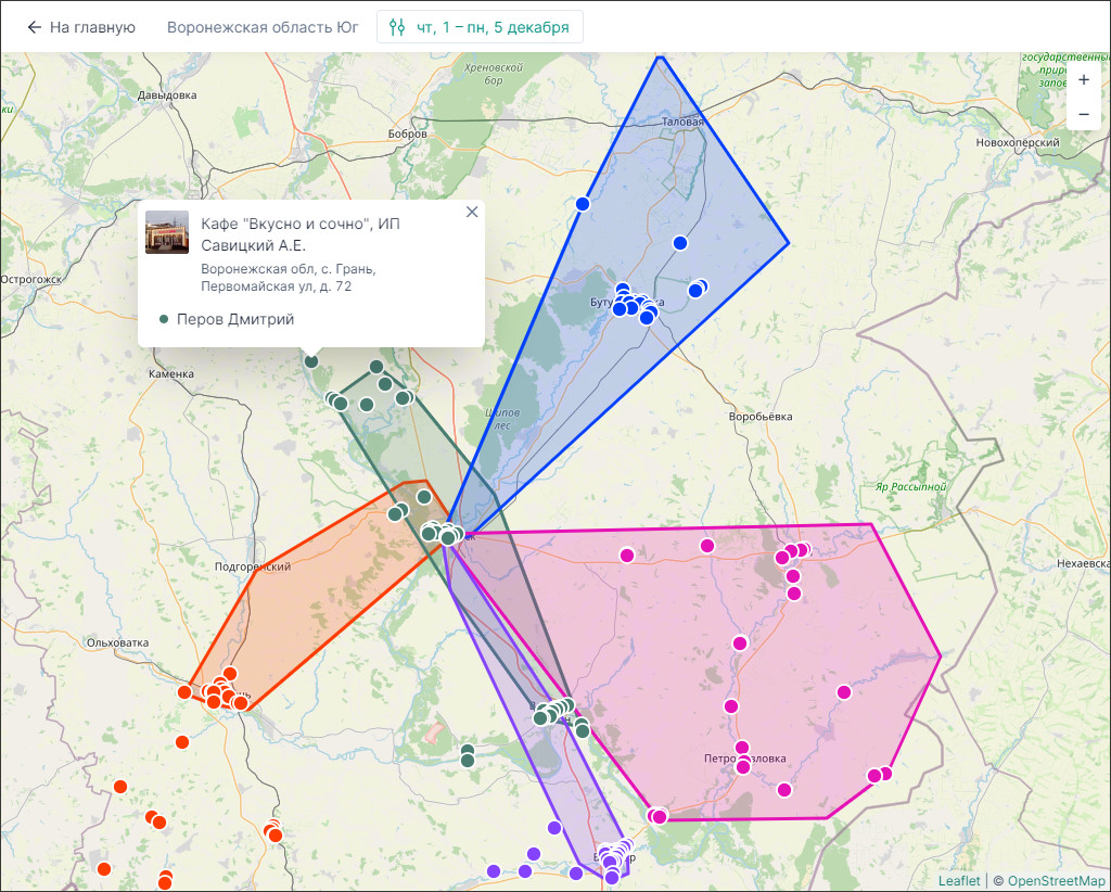 Внешний вид отчета
