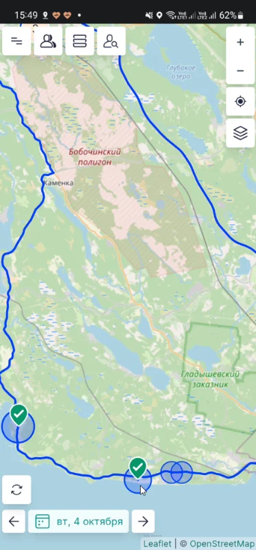 Мобильное приложение «Точки СВ»